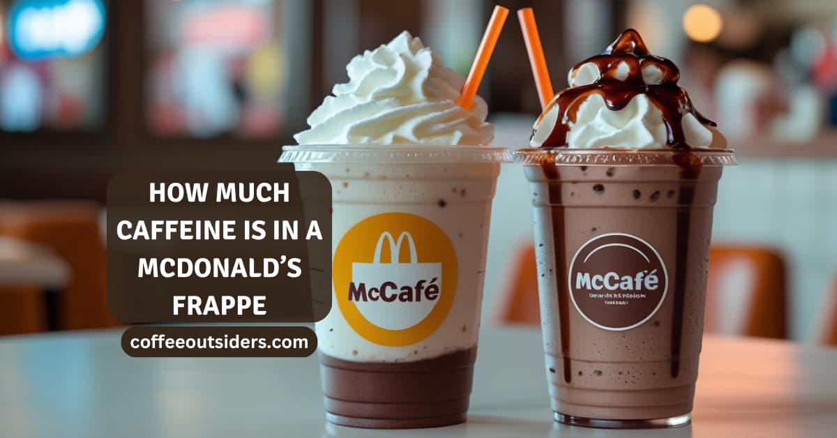 how much caffeine is in a mcdonalds frappe