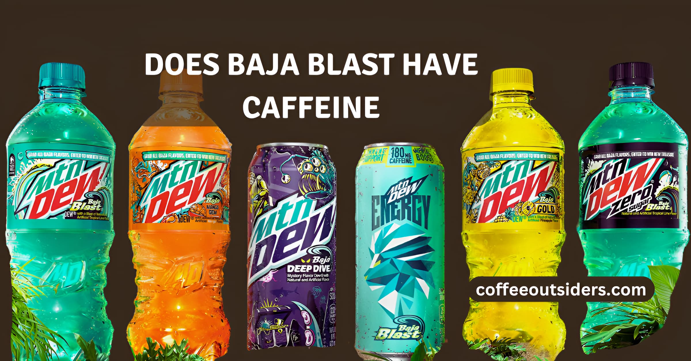 does baja blast have caffeine