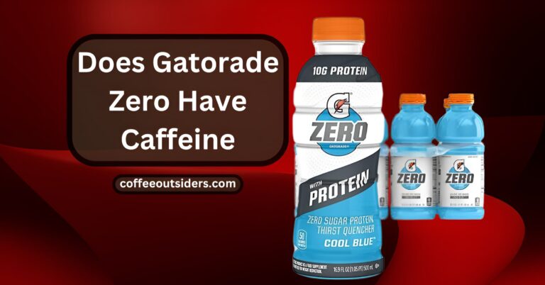 does gatorade zero have caffeine