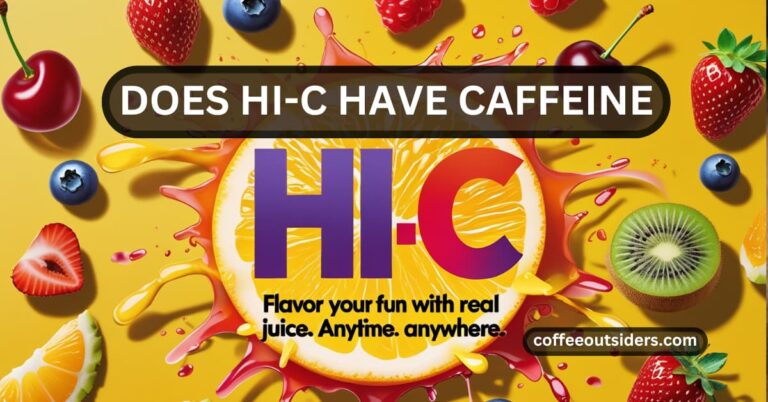 does hi c have caffeine