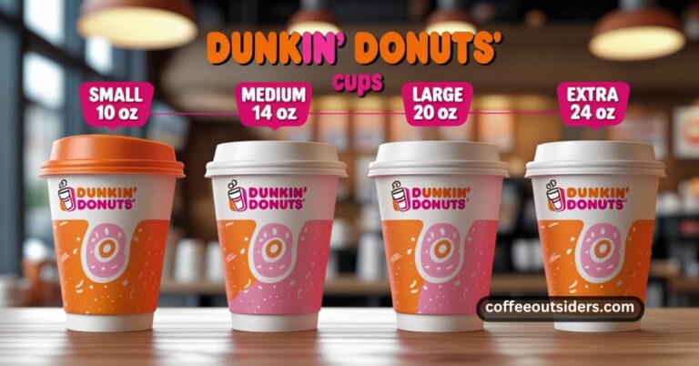 dunkin donuts cup sizes