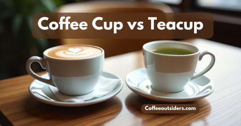 Coffee Cup vs Teacup