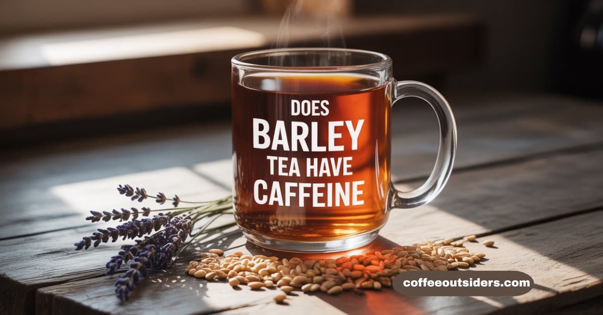 does barley tea have caffeine